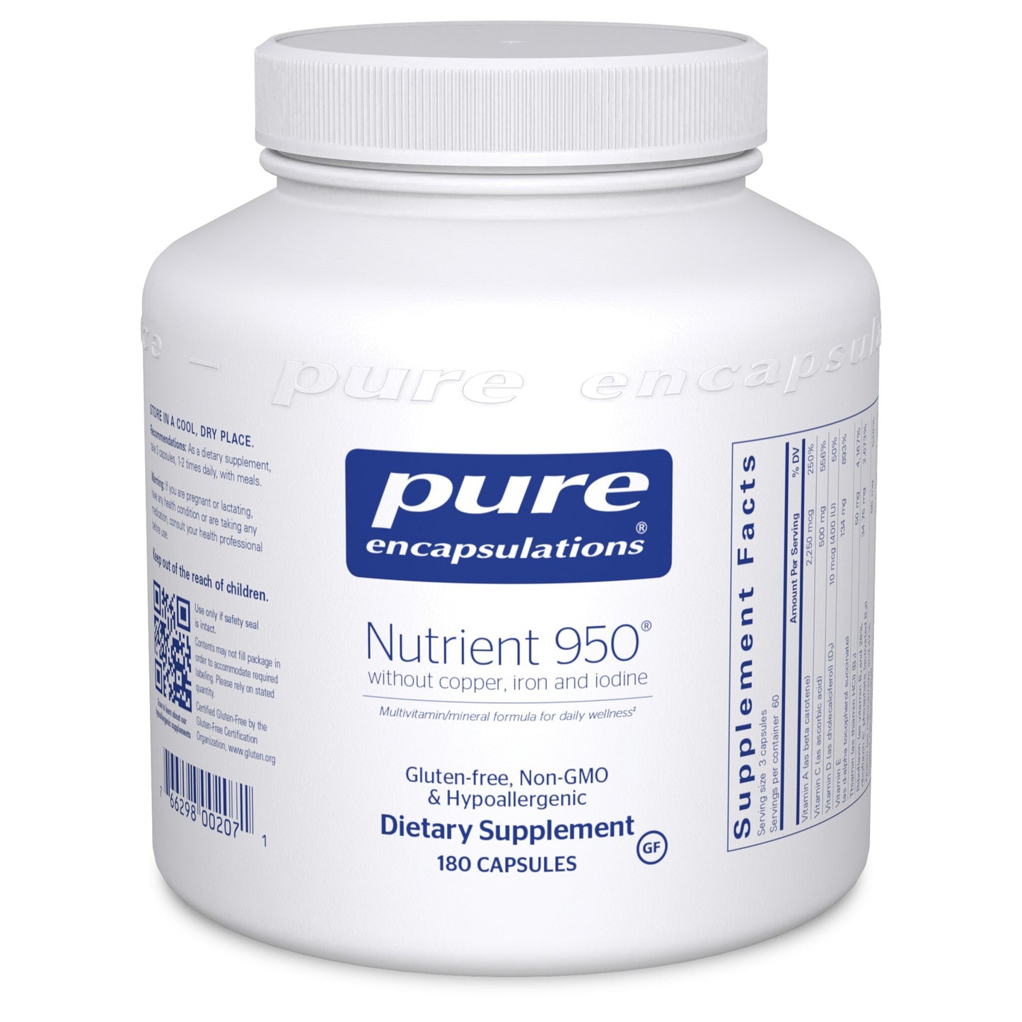 Nutrient 950® without Copper, Iron & Iodine