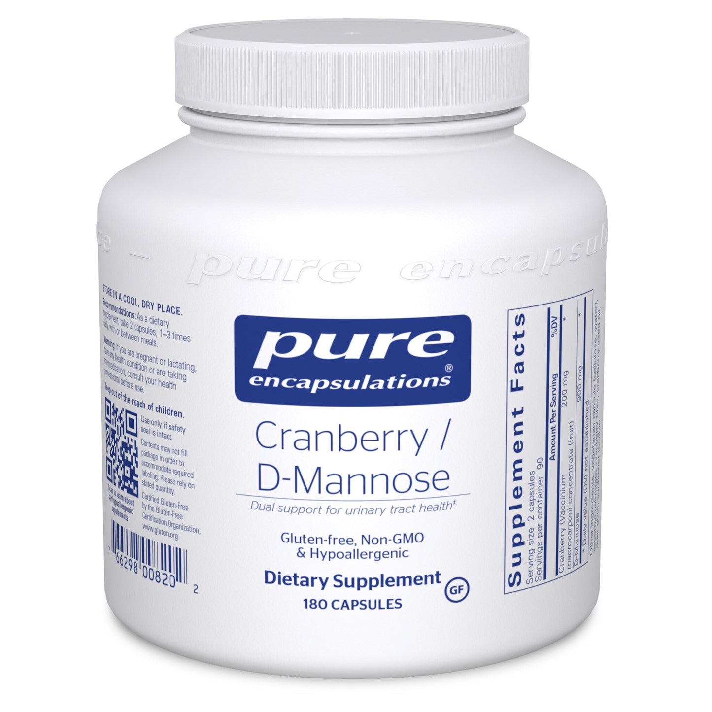 Cranberry/d-Mannose 180's