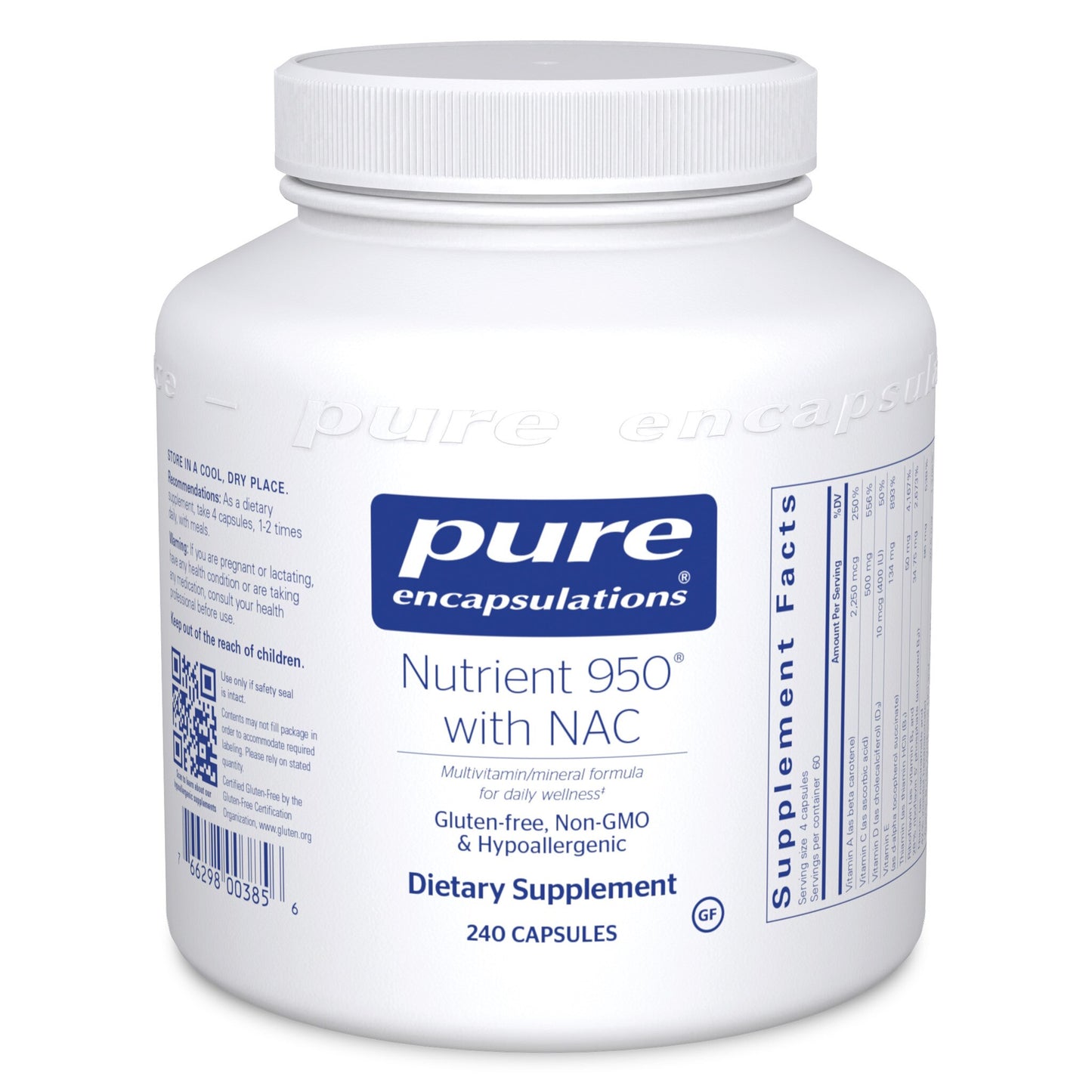 Nutrient 950® with NAC 240's