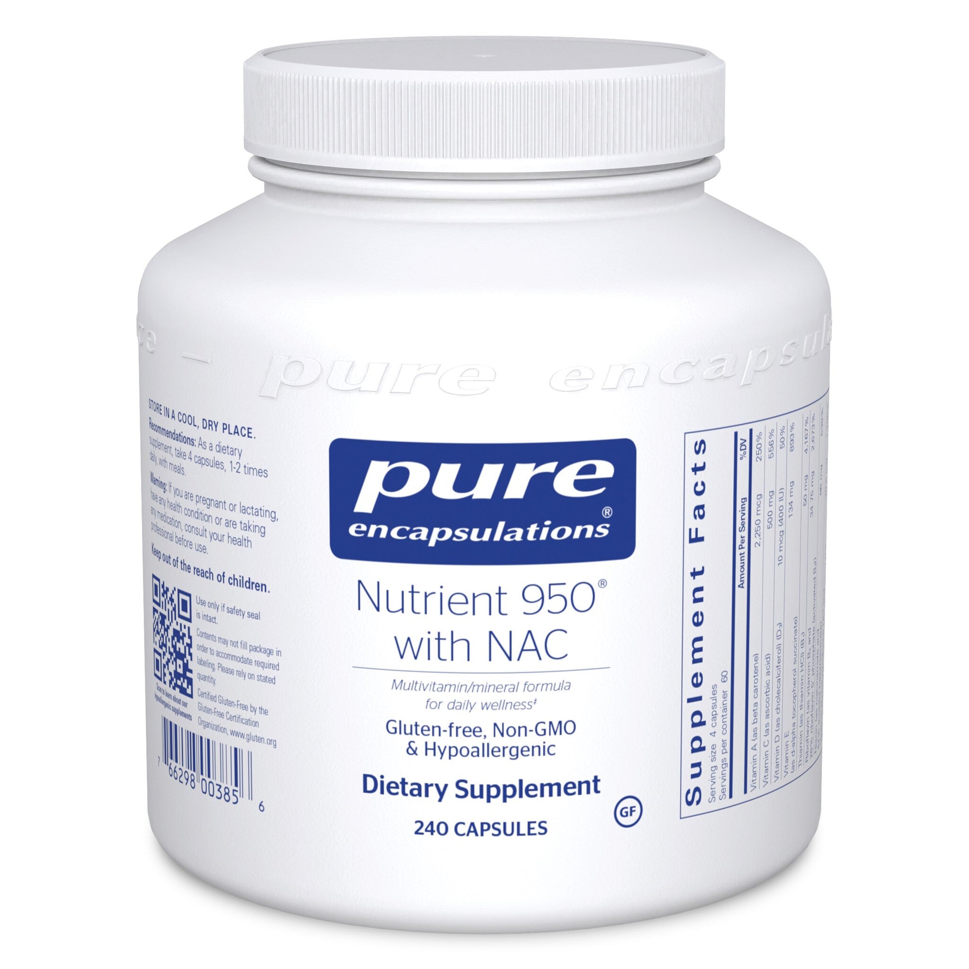 Nutrient 950® with NAC 240's