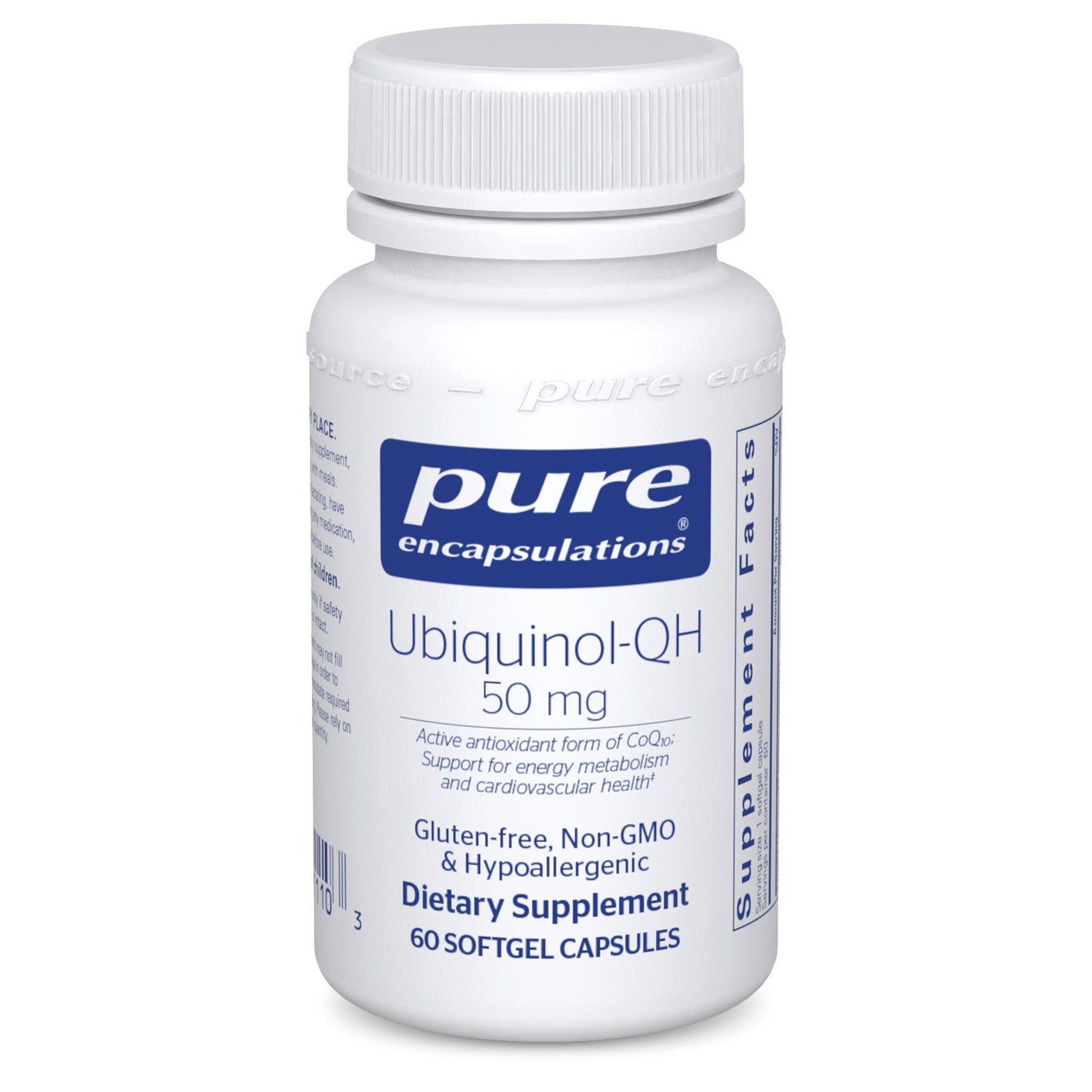 Ubiquinol-QH 50 mg 60's
