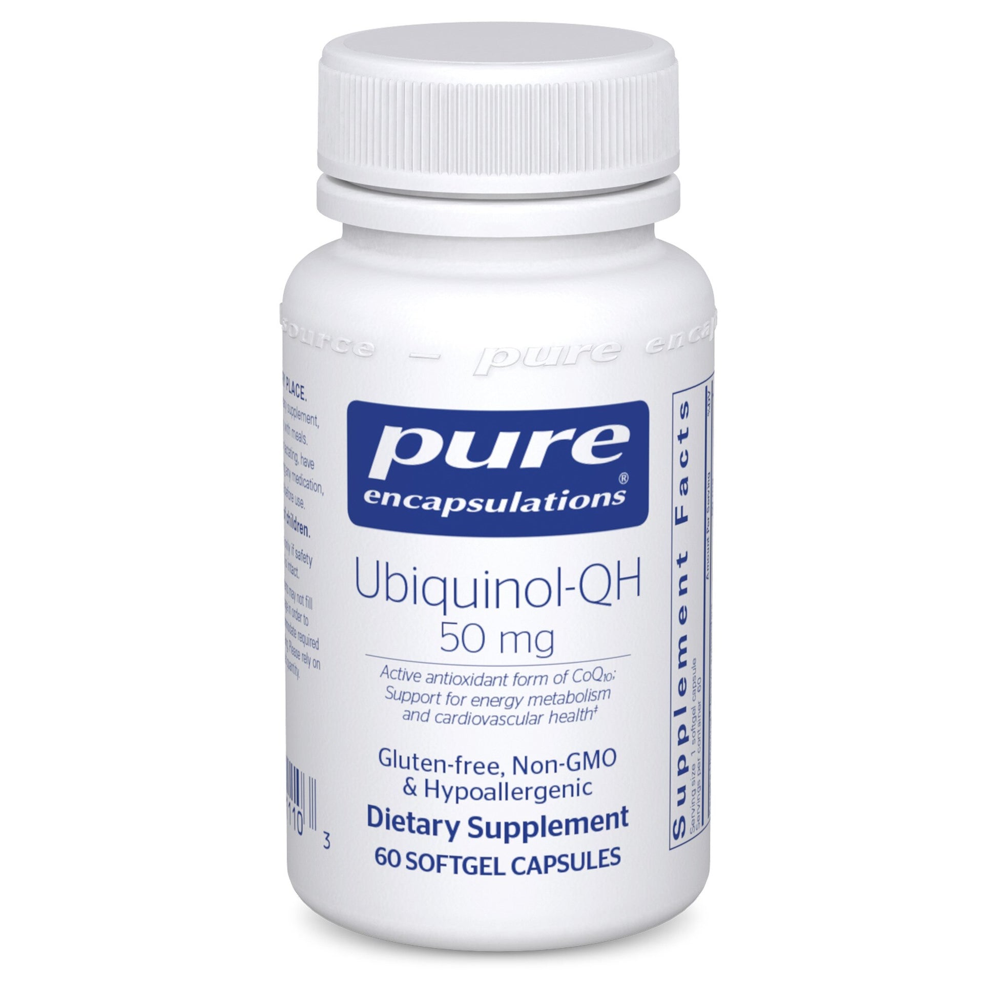 Ubiquinol-QH 50 mg 60's