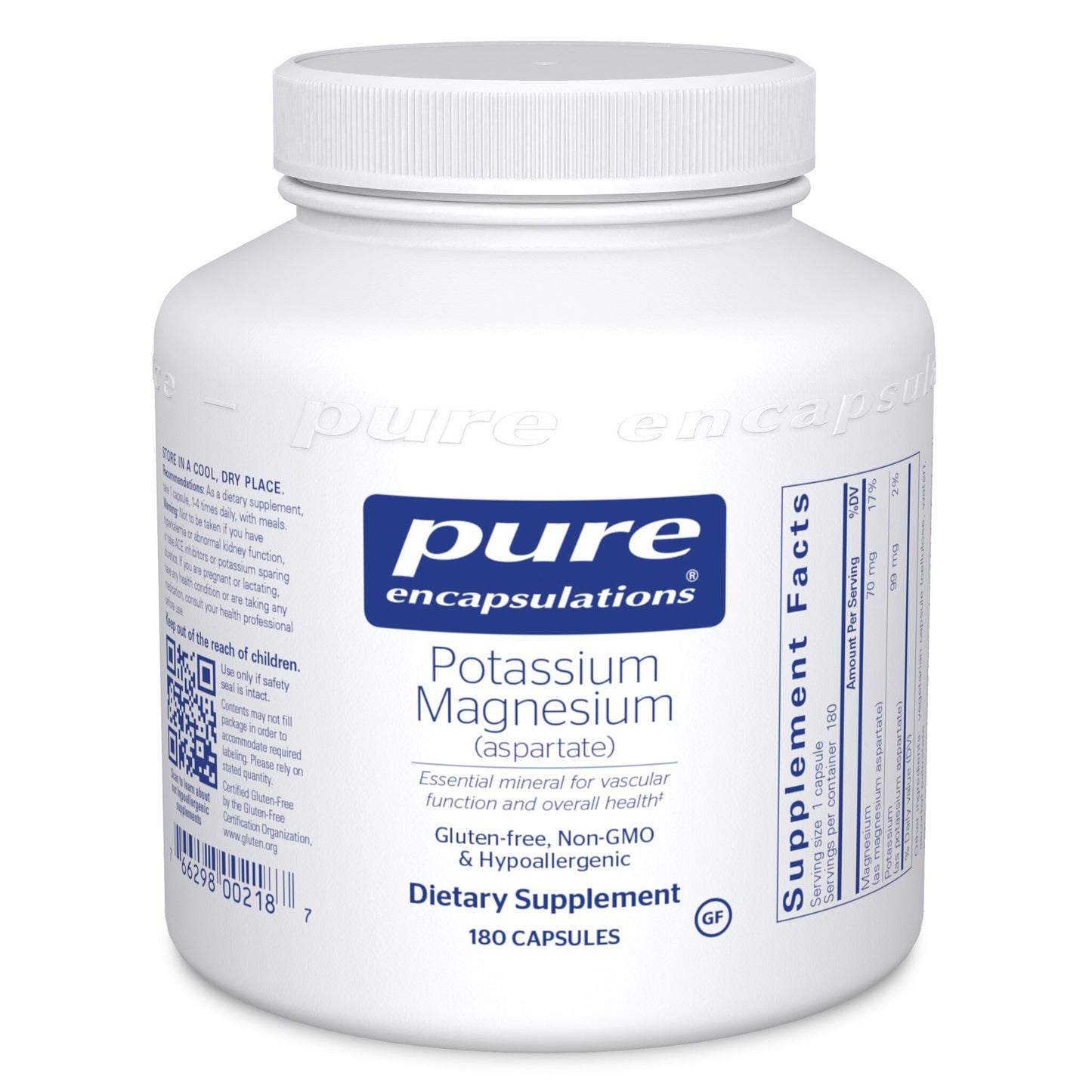 Potassium/Magnesium (aspartate) 180's