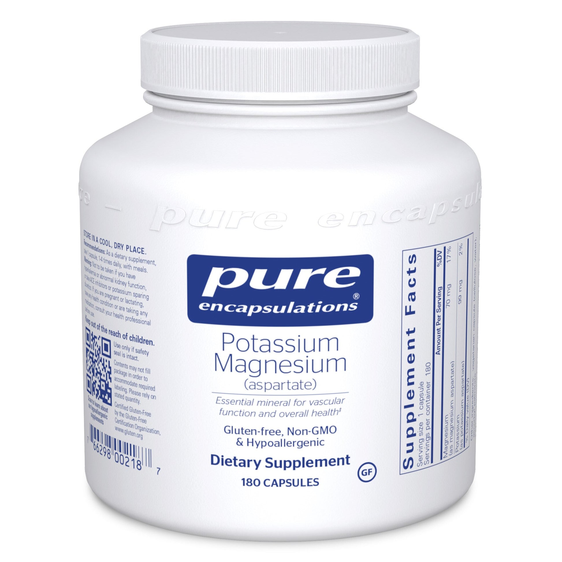 Potassium/Magnesium (aspartate) 180's