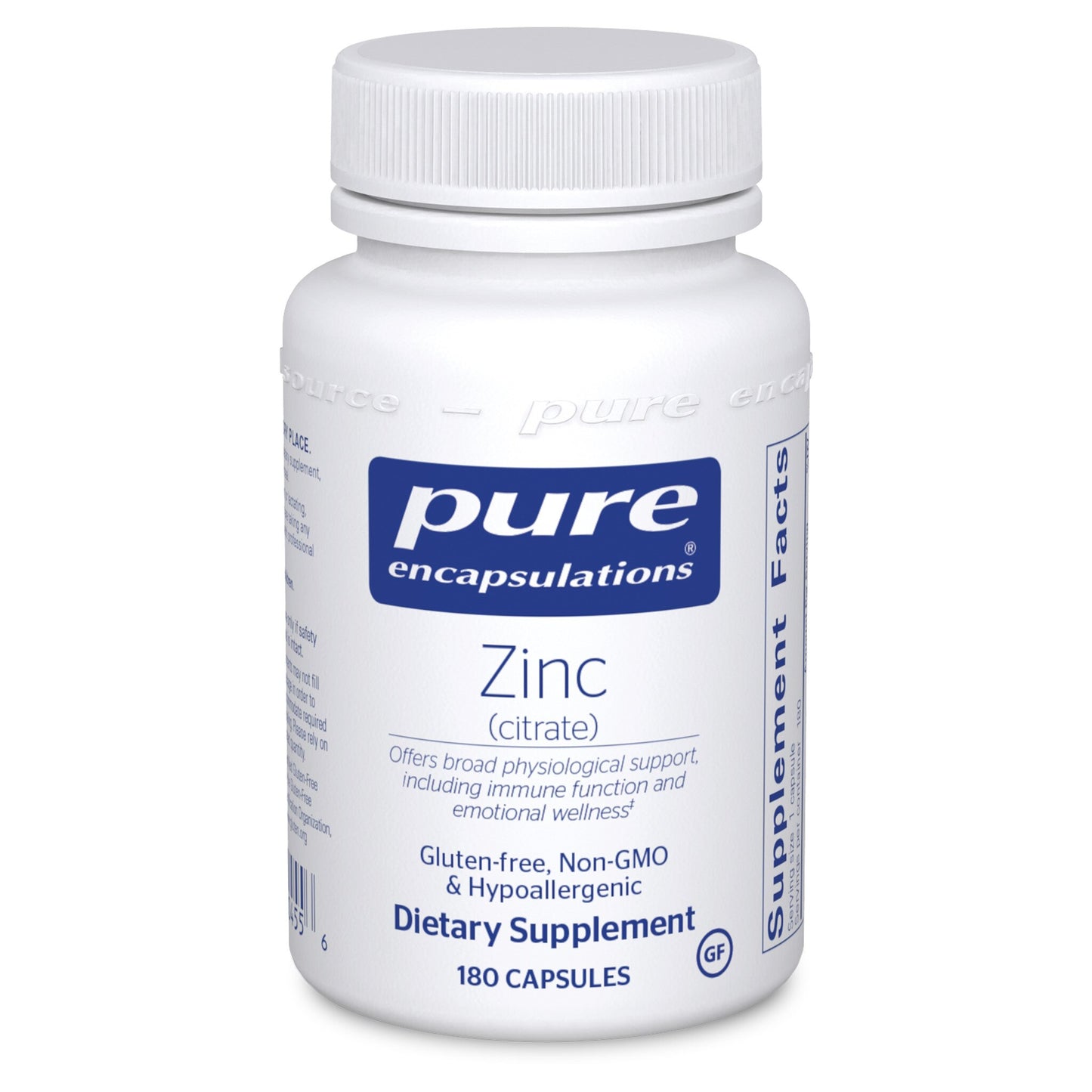 Zinc (citrate) 180's