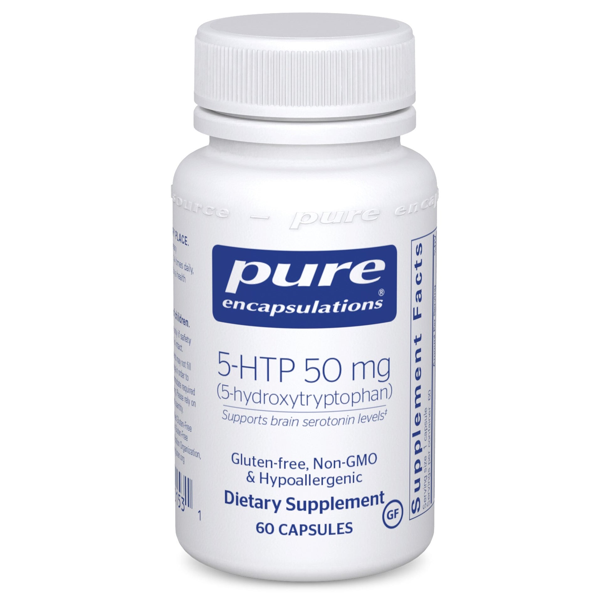 5-HTP (5-Hydroxytryptophan) 50 mg. 60's