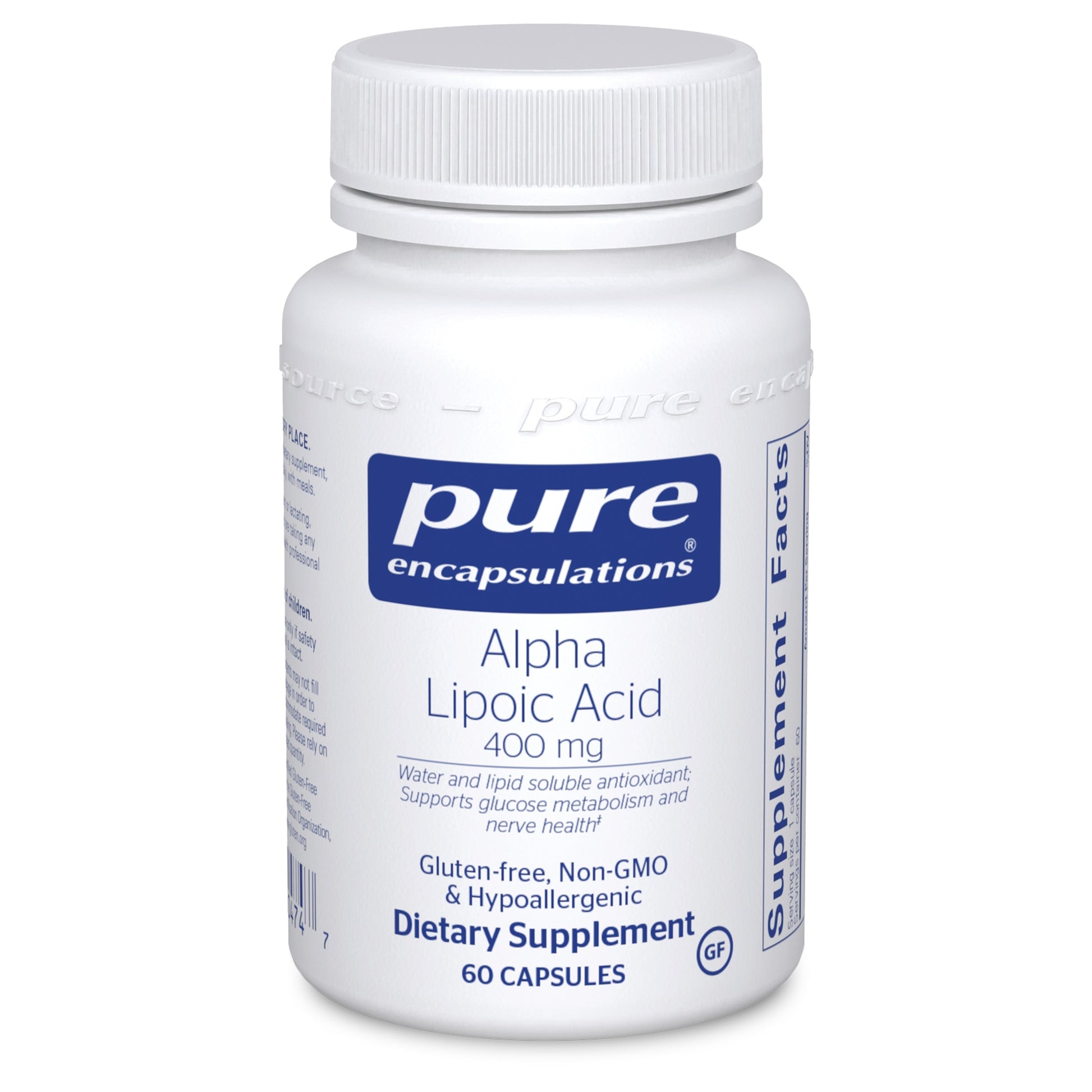 Alpha Lipoic Acid 400 mg. 60's