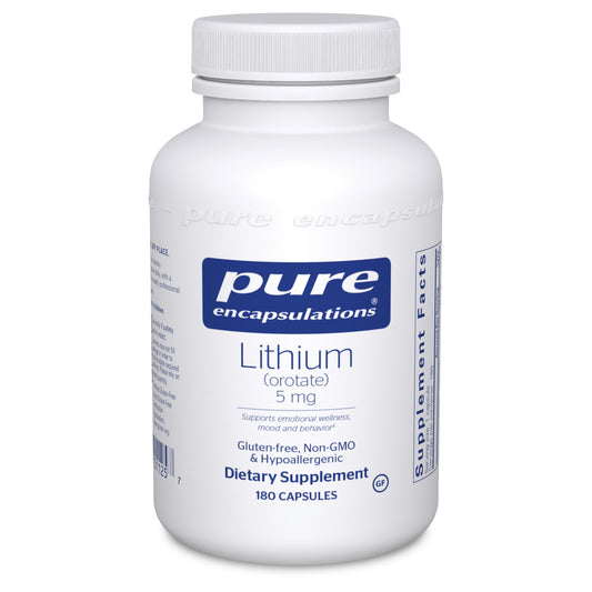 Lithium (orotate) 5 mg 180's