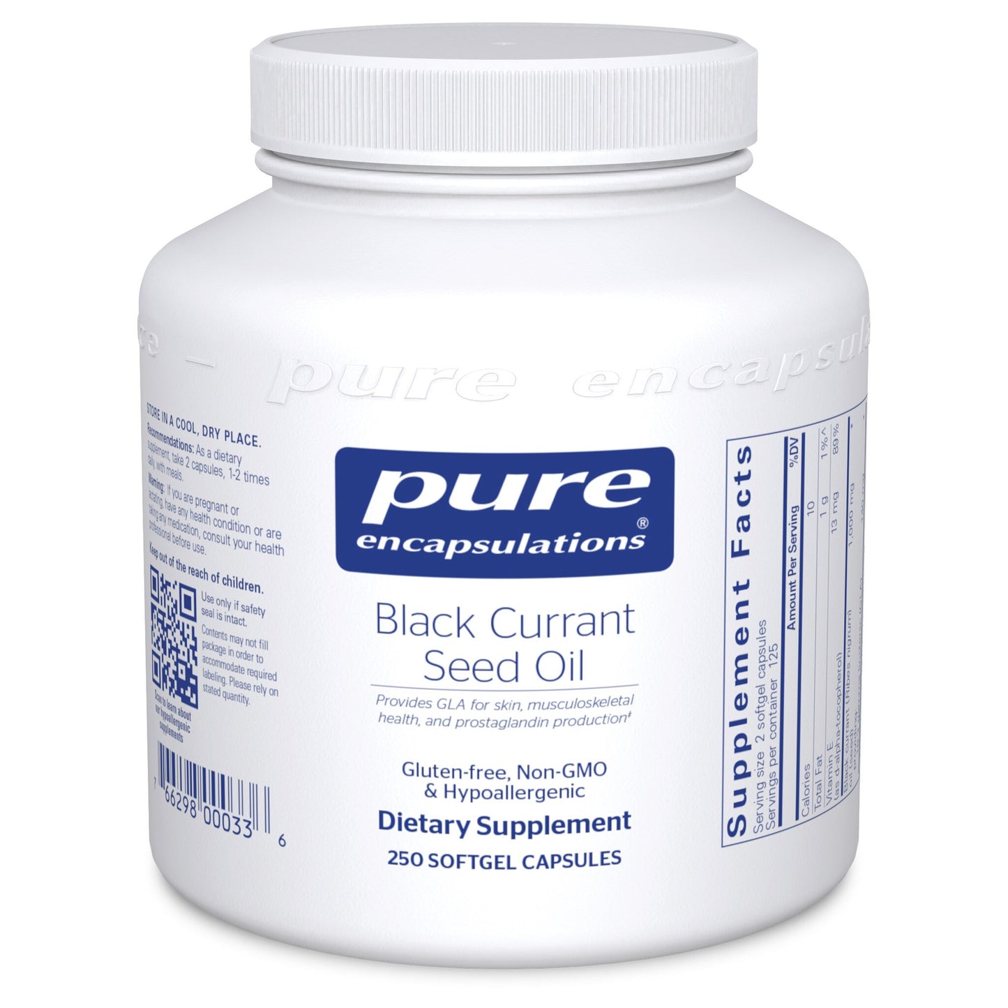 Black Currant Seed 250's
