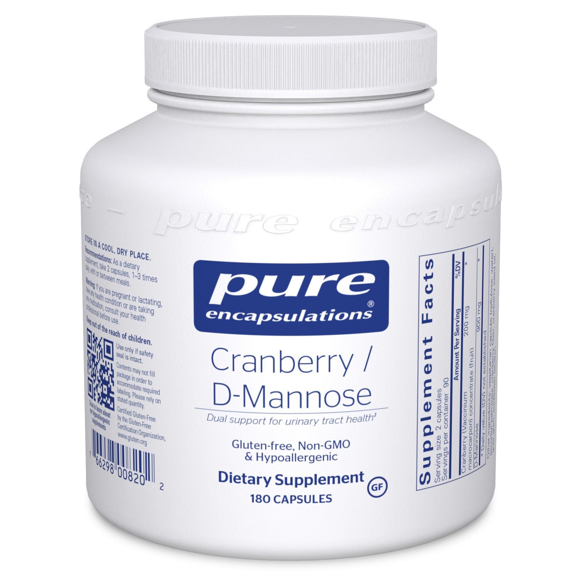 Cranberry/d-Mannose 180's