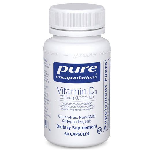 Vitamin D3 25 mcg (1,000 IU) 60's