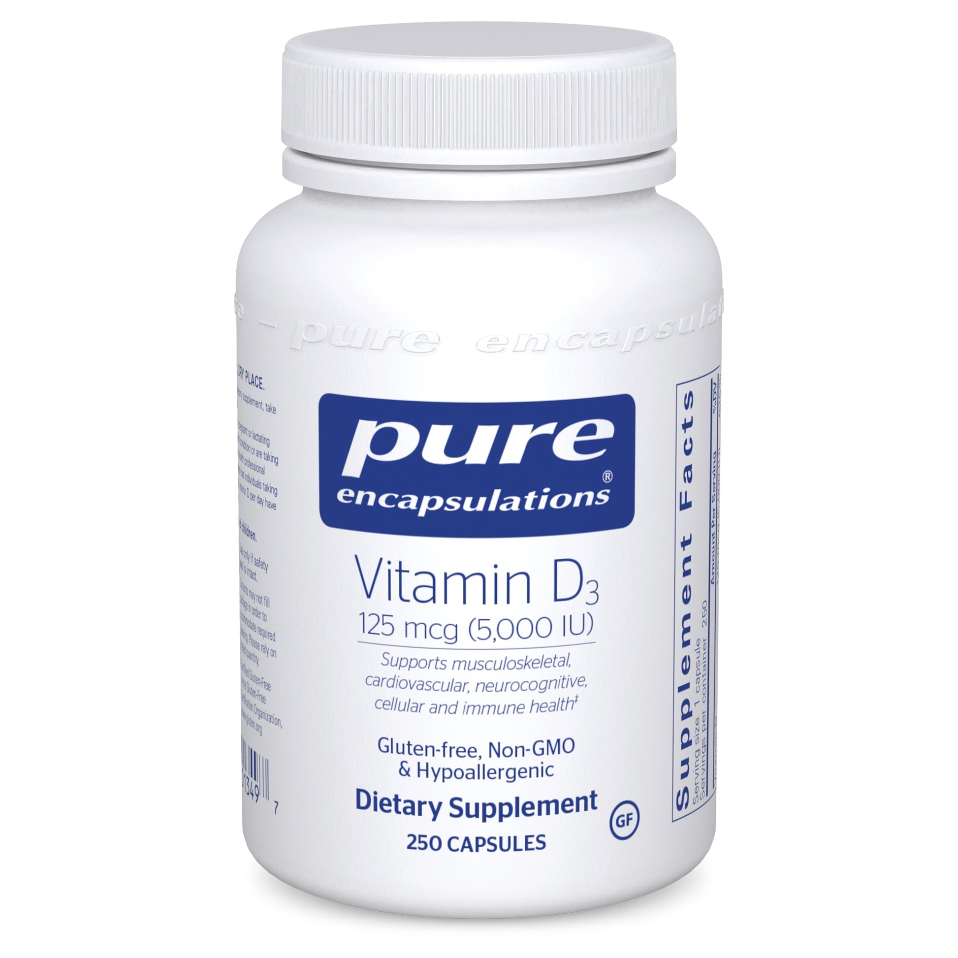 Vitamin D3 125 mcg (5,000 IU) 250's